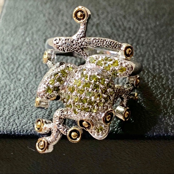 Real Collectables by Adrienne SS 🐸 Ring - Size 8 - Picture 4 of 7